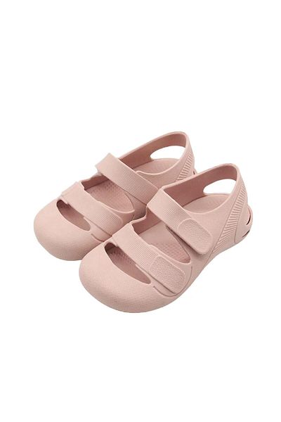 Baboo Pink Toe Jelly Soft Velcro Baby Kids Sandals