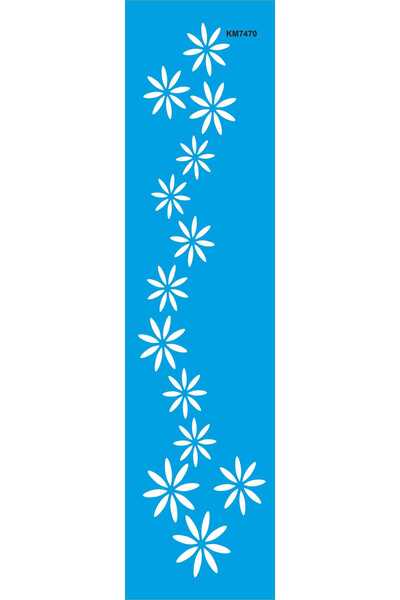 StencilSepeti Stencil Sepeti Kalın Malzeme Kenar Deseni Boyama Şablonu