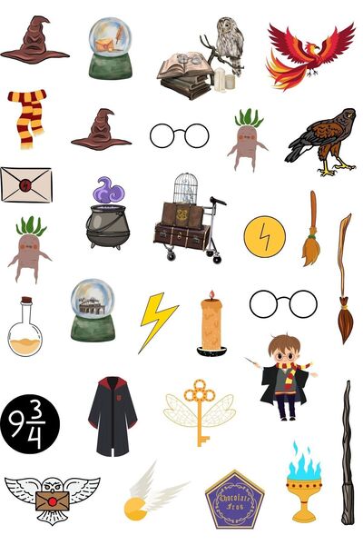 Öğrence Gezegeni Eğlenceli Sticker Cam Duvar Laptop Telefon 30 Adet Etiket