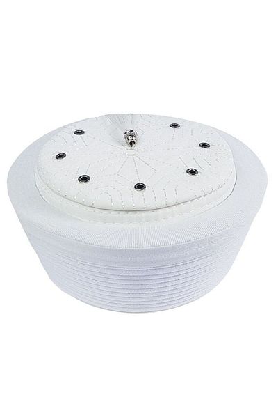 İkranur White Colored Andalusian Imam Yellow - Felt Top Cube Fabric 174 gr