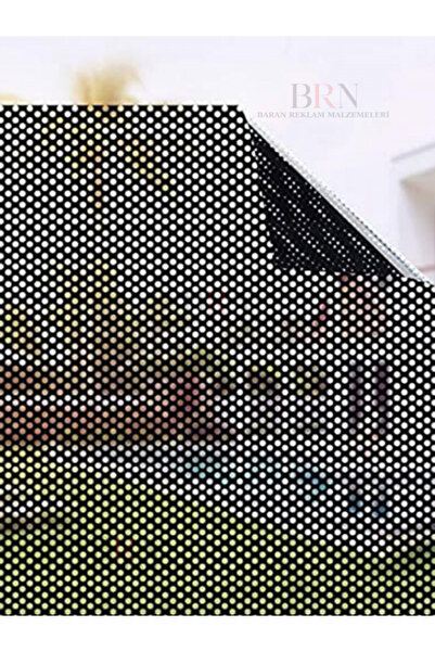 BRN Reklam onewanviseon delikli cam filmi folyosu