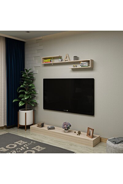 Ninnimo Harry Sonomo Tv Sehpası Ve Duvar Rafı ,ava Duvar Raflı Sehpalı Dekora...