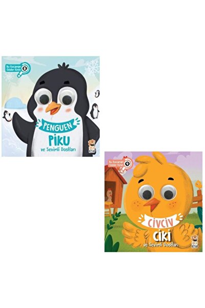 Sincap Kitap Penguen Piku - Civciv Ciki Bu Kocaman Gözler Kimin Hareketli Kit...