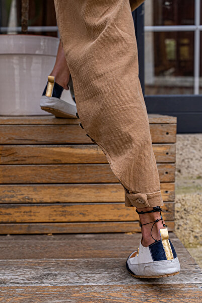 Güneşkızı Guki35 Women's White Casual Comfortable Vegan Creativity Sneaker Gk-rigel022