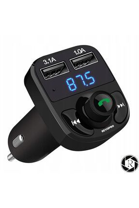 REVOPRO Car X8 Arac Fm Transmitter 5.0 Bluetooth Arac Kiti Usb Mp3 Sd Kart Cakmakl k Giri li Fiyat Yorumlar Trendyol