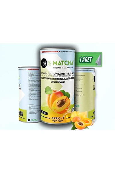 Bilge İlaç Matcha Premium Japanese Kayısı Aromalı, Matcha Form Çayı 20 X 8gr (1 Box)