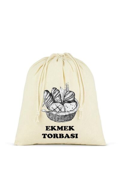 ÇANTAPAK Ham Bez Ekmek Torbası  40 x 40 cm  ( 1 adet için )