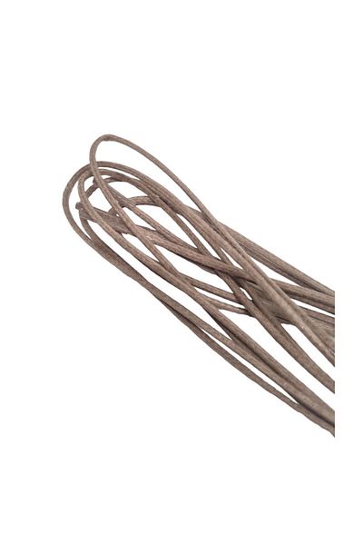 Take a Baacık Beige Round Waxed Shoelaces - 110 cm