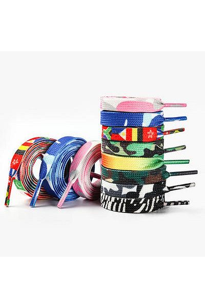 Butik Junisteps Rainbow Patterned Children's Shoelaces