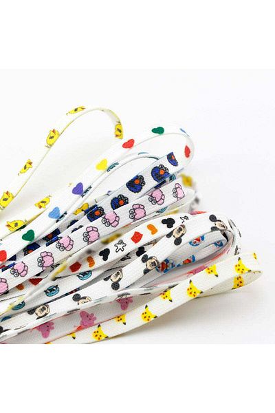 Butik Junisteps Sweet Elephant Patterned Children's Shoelaces
