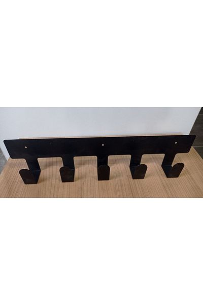 güven iş metal Metal Matte Black Door Back Hanger And Bathroom Door Back Hanger