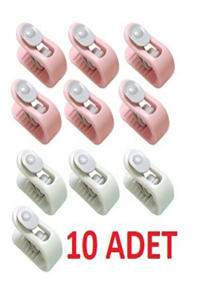 Özasya AVM 10 Adet Set Mandallı Yorgan Nevresim Sabitleme Klipsi -yorganların...