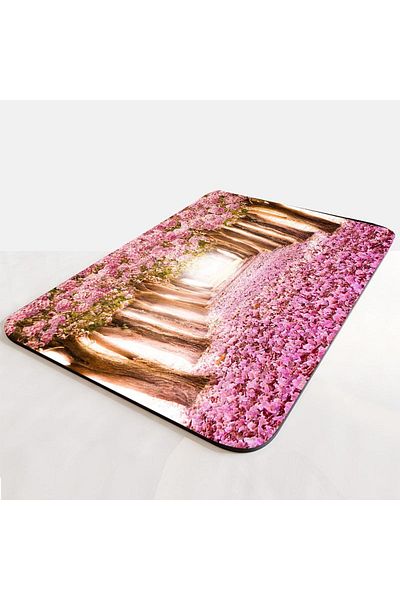 Else Dekor Patterned Microwave Oven Cover Protective Mat Non-Slip Base Washable Organizer Case