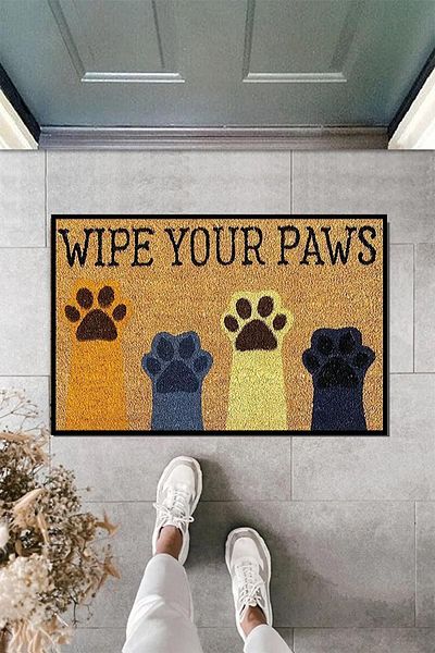 Else Dekor Cat Paw Patterned Modern Interior and Exterior Door Mat 40x60cm
