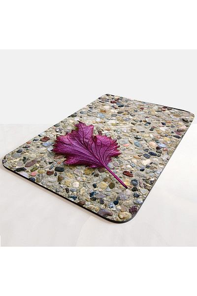 Else Halı Else Patterned Microwave Oven Cover Protective Mat Non-Slip Base Washable Organizer Case