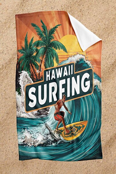 Else Dekor Візерунковий легкий і швидковисихаючий вологопоглинаючий мікрофібровий пляжний рушник 75x150 см DSN08