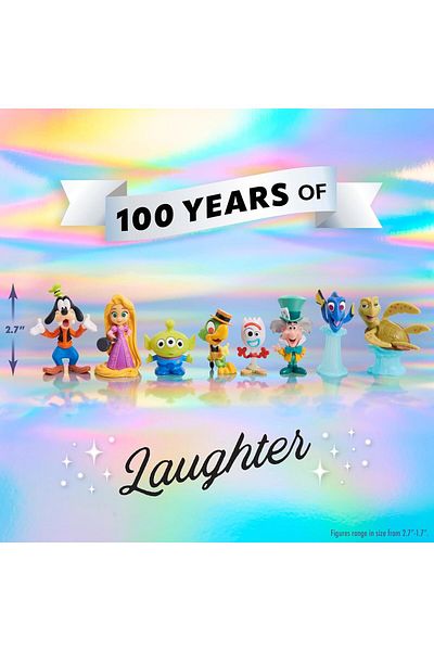 Disney 100 Years of Laughter Celebration Collection Limited Edition 8-Piece Figure Pack