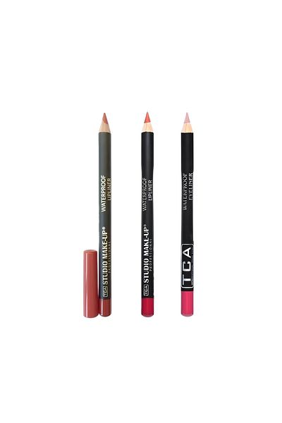 TCA Studio Make Up Waterproof Lipliner Lip Liner - 3 Different Colors