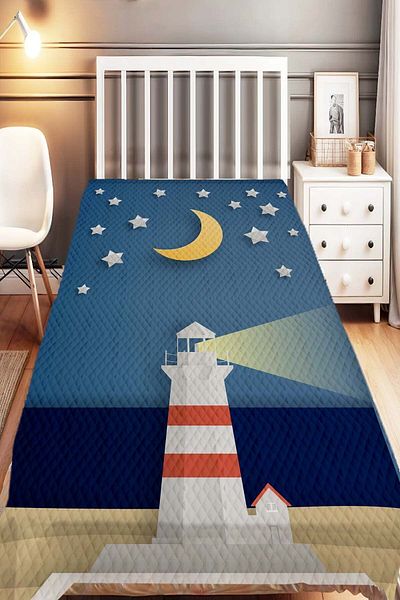 Else Dekor Sailor Lantern Patterned Single Children's Pique Set