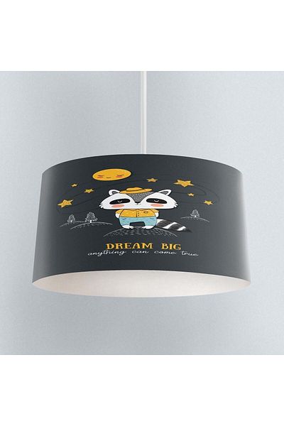Else Dekor Fox Patterned Little Baby Room - Pendant Chandelier