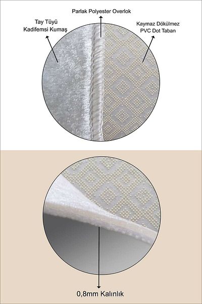 Else Halı Else Grey White Yellow Line Marble που πλένεται αντιολισθητικό πατάκι μπάνιου 2 τεμαχίων Σετ καθίσματος τουαλέτας Μοκέτα Dts-30