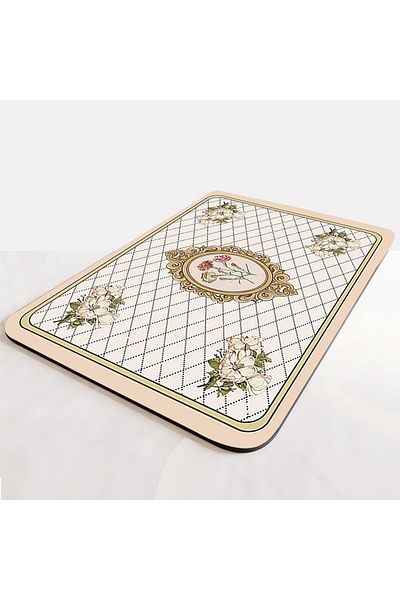 Else Dekor Χαλάκι παρουσίασης Organizer μπάνιου με μοτίβο Cosmetic Jewelry Mat Organizer