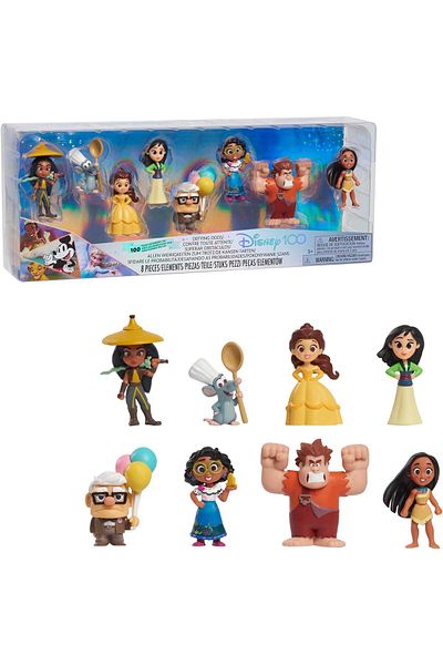 Disney Just Play D100 Celebration Figure Pack - Defying Odds, Kids Toys for Ages 3 Up