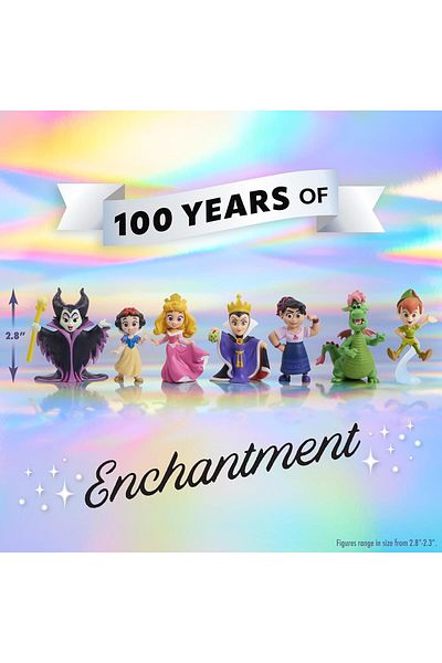 Disney 100 Years of Enchantment Celebration Collection Limited Edition 7-Piece Figure Pack