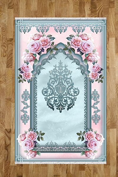 Else Halı Osmanlı Desenli Saçaklı Hediyelik Bohçalık Çeyizlik Dua Namaz Secca...