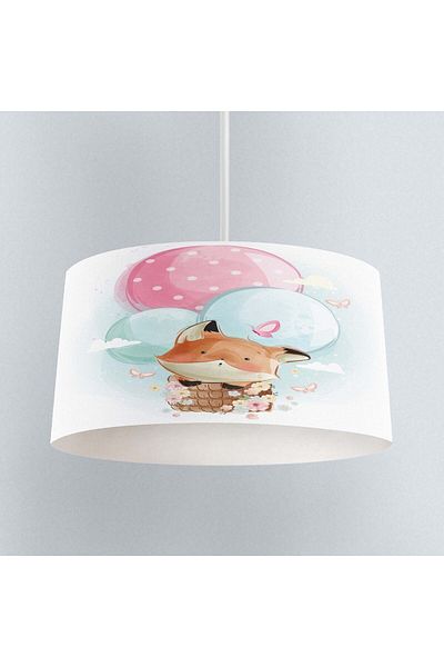 Else Dekor Fox Patterned Balloons Children's Baby Room - Pendant Chandelier
