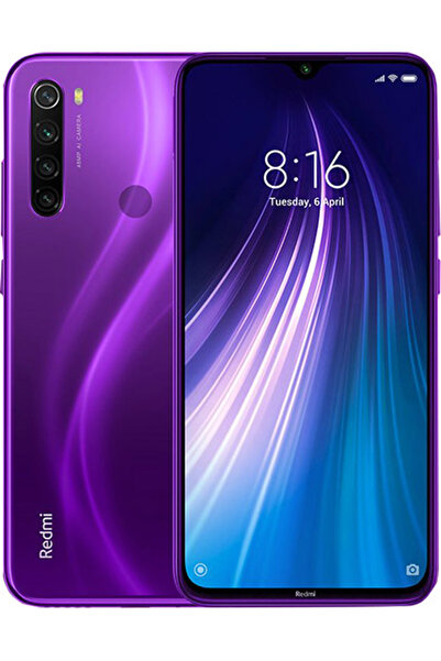Xiaomi Redmi Note 8 64 GB 4 GB RAM Mor Cep Telefonu ( Türkiye Garantili)