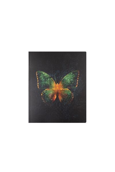 KESKİN COLOR 13x16.5 Kareli Bind-note Butterfly - Yeşil