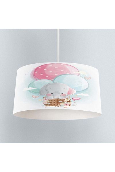 Else Dekor Fox Patterned Elephant Children's Baby Room - Pendant Chandelier