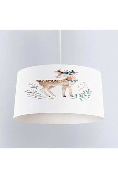 Else Dekor Else Little Gazelle Animal Patterned Children's Baby Room Pendant Lamp Chandelier