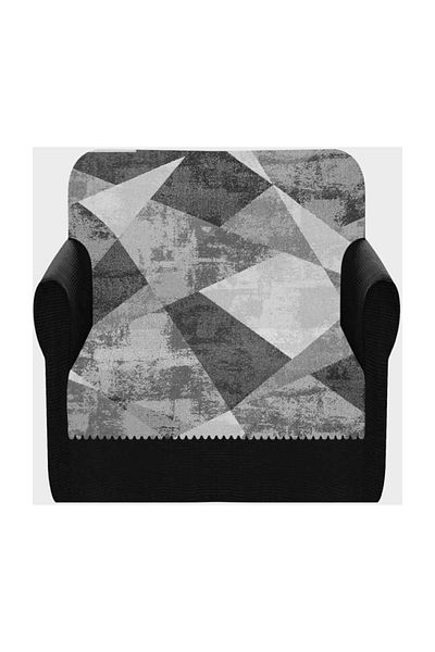 Else Halı Canapea Gri Patchwork Cu Motiv Canapea Extensibilă Husă Scaun Şal 100x175cm