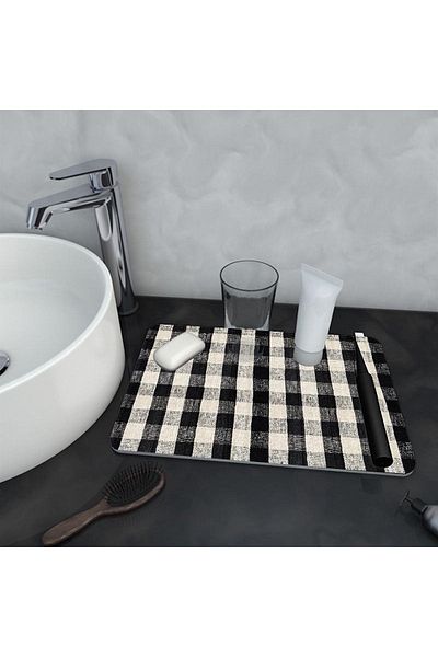 Else Dekor Water Absorbent Bathroom Organizer Σαμπουάν ντους Σαπούνι Κύπελλο Οδοντόβουρτσα Pad Organizer Χαλάκι παρουσίασης