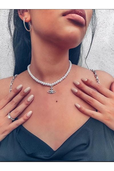 Bohemian Anime Nana Pearl Necklace