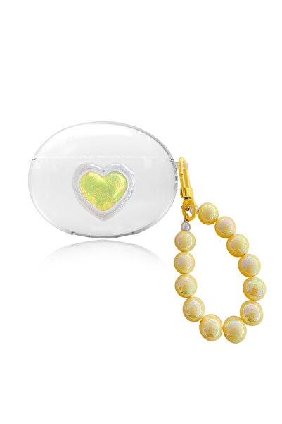 Microsonic Huawei FreeBuds 6i Kılıf Figure Series LoveWave Sarı