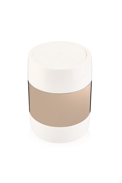 Gondol Dual Swing Trash Can - White - 3 Lt