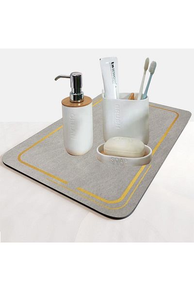 Else Dekor Χαλάκι παρουσίασης Organizer μπάνιου με μοτίβο Cosmetic Jewelry Mat Organizer
