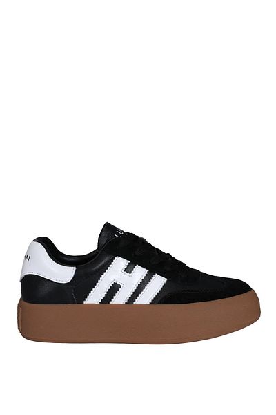 Lufian Women's Black Sneakers - 100% Leather, Casual Sneakers
