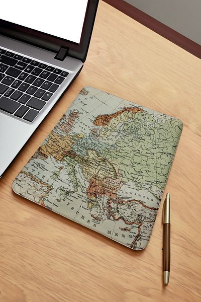 fafaatölye Map Soft Wrist Support Mouse Pad