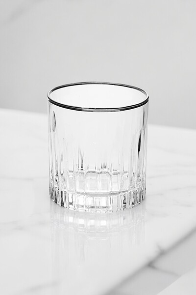 RCR Timeless 6'lı Platin Rimli Su Bardağı Seti 310 ml