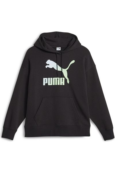 Puma PUMA TR Класически суичър с лого с пълнеж - черен