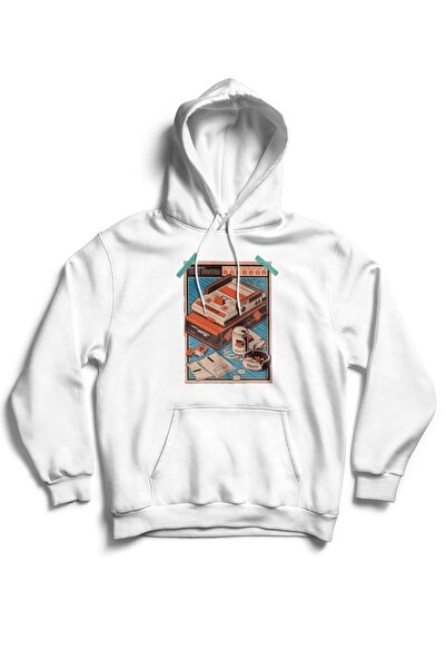 The Baski Unisex bela retro gaming majica Štampano 100% pamuk paket visokog k...