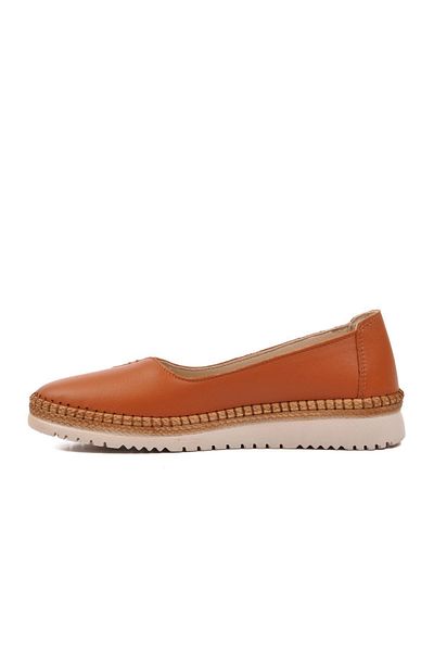 Bulldozer 241737 Tan Women's Daily Genuine Leather Shoes