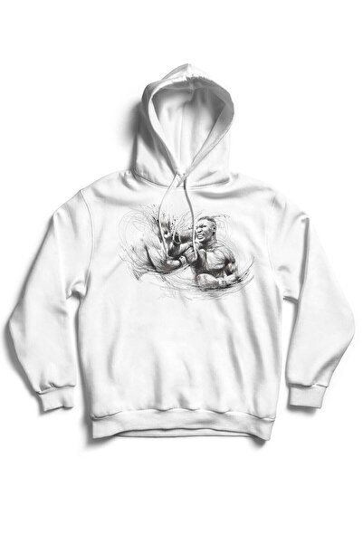 The Baski Unisex bela majica Muhammad Ali Štampano bokser dizajn bez džepa Sa...