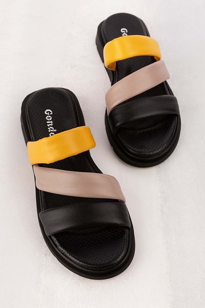 Gondol Papuci de damă din piele naturală - Design confortabil și elegant ayh.45