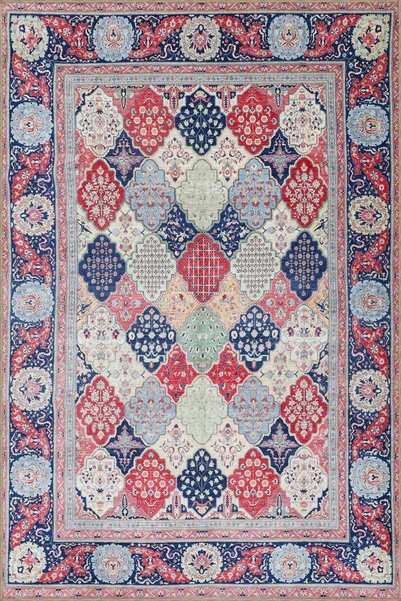 Rugs Modern Halı سجادة قاعدة منسوجة متعددة الألوان ومزخرفة بالألماس وسجادة قا...