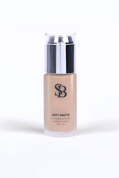 Selin Beauty كريم أساس سوفت ماتي بعامل حماية من الشمس SPF15، 40 مل